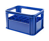 Doboz a vízhez, ital a szállításhoz Kék szállítódoboz víz vagy italok számára - 415 x 285 x 260 mm