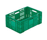 Műanyag dobozok gyümölcsök és zöldségek számára Perforált műanyag tartály gyümölcsök és zöldségek számára - G-240 modell