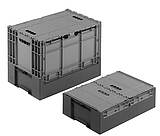 Clever-Move-Box összecsukható konténer Összecsukható műanyag konténer az áru biztonságos szállításához - Clever Move Box 